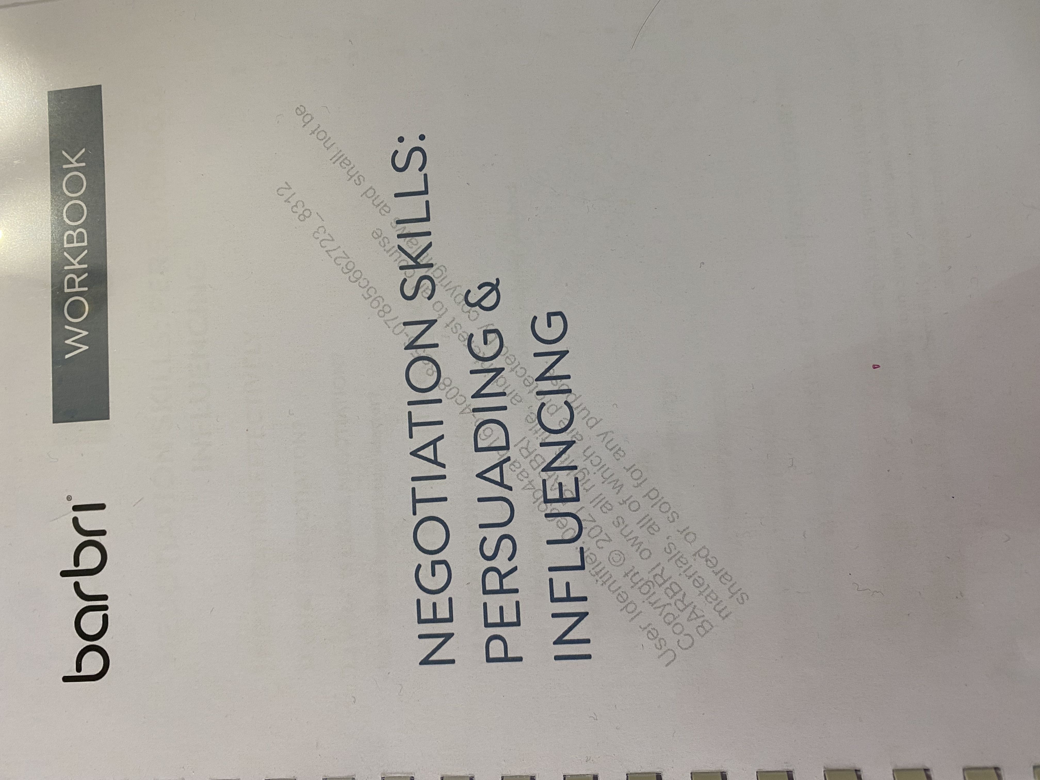 Cover of Negotiating Skills